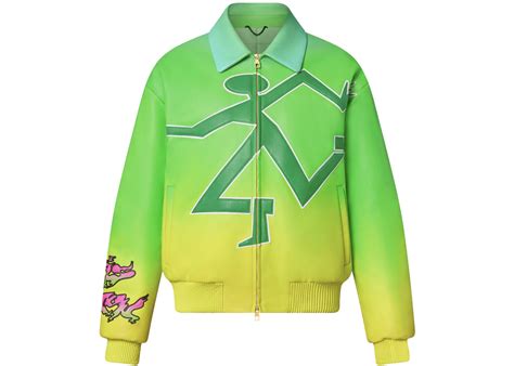 louis vuitton fluo gradient leather bomber|Louis Vuitton Fluo Gradient Leather Bomber Jasmin .